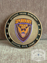 Load image into Gallery viewer, Spurbury Police Department Officer Rando Challenge Coin
