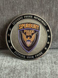 Spurbury Police Department Officer Samuel Smy Challenge Coin